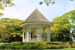 gazebo in garden